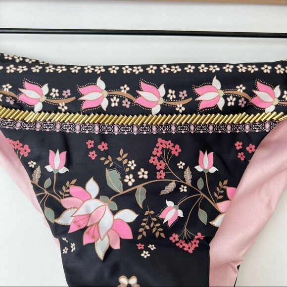 Agua Bendita Polly Selene Low Rise Bikini Bottom in Black L - Picture 3 of 8
